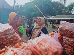 Harga Sayur Anjlok Hingga 100% di Pasar Lumajang