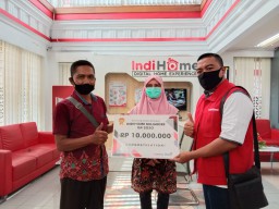 Muhlas Sumberanyar Lumajang Dapat Undian Indihome Miliader 2020