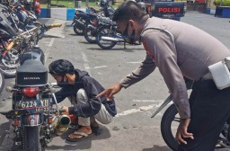 Satlantas Polres Lumajang Mulai Gencar Patroli Knalpot Brong