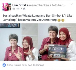 Uun Alvia, Cewek Cantik Duta Wisata Terus Promosikan Salam L I Like Lumajang