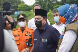 Erick Thohir Untuk Relokasi Korban Bencana Tak Dihambat Birokrasi
