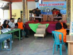 Dua Calon, Pilkades Desa Mojo Berjalan Tertib dan Lancar