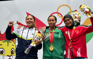 Milatul Atlet MTB Downhill Asal Lumajang Rai Emas di PON Aceh-Sumut 2024