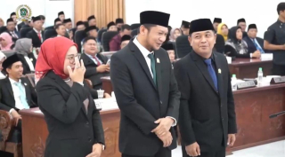 Sudah Definitif, Tiga Pimpinan DPRD Lumajang Diambil Sumpah dan Janji