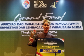 Pemuda Kedungjajang Lumajang Raih Juara 1 Wirausaha Muda Pemula Kemenpora RI