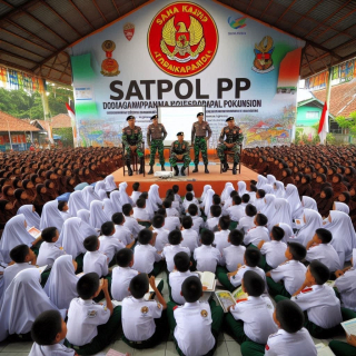 Program Satpol PP Main ke Sekolah Tekan Angka Kenakalan Pelajar di Lumajang