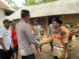 Polisi Kembalikan Sapi Curian ke Pemilik di Desa Purworejo Lumajang