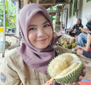 Durian Kembang Wurung Gucialit, Lokal Premium dari Kebun Haji Nanang Lumajang