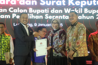 KPU Tetapkan Calon Terpilih Bupati dan Wakil Bupati Lumajang Hasil Pilkada 2024