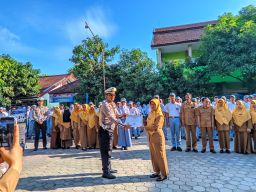 Satlantas Polres Lumajang Gelar Kampanye Keselamatan di SMA PGRI