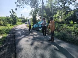 Remaja Putus Tangan Akibat Truk Tabrak Motor di Desa Jokarto Lumajang