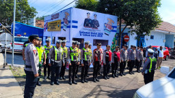 Polres Lumajang Kawal Pawai Natal 2025, Kota Tetap Aman dan Kondusif