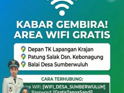 Desa Sumberwuluh Resmikan Tiga Titik WiFi Gratis, Dorong Akselerasi Digital Warga