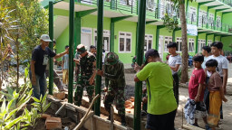 TNI Bangun Fasilitas Olahraga Standar Militer di Pesantren Lumajang, Siapkan Santri Menuju Pengabdian Negara