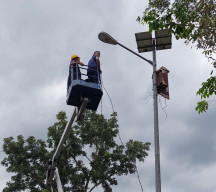 Dishub Lumajang Gerak Cepat, Jalan Gelap Bertahun-Tahun di Jalur Nasional Akhirnya Kembali Terang