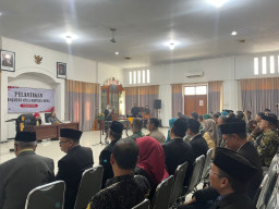 Kapolsek Ranuyoso Hadiri Pelantikan Pj Kepala Desa, Kandidat Wates Kulon Tidak Tampak