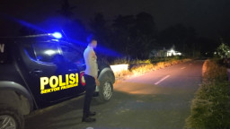 Patroli Blue Light Dini Hari, Polsek Pasirian Persempit Ruang Gerak Pelaku Kejahatan