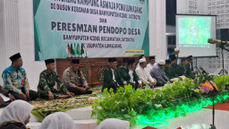 Kapolsek Jatiroto Hadiri Launching Kampung Aswaja, Bentengi Warga dari Radikalisme