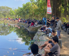 Ribuan Pemancing Serbu Alam Rowo Sumo, Event Perdana Bertepatan HUT RI ke-81