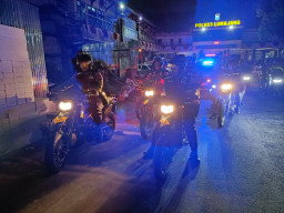 25 Personel Kompi B Polres Lumajang Sisir Jalur Rawan, Antisipasi Kriminalitas 4C