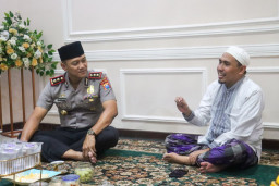 Baru Dilantik, Kapolres Lumajang Sambangi PCNU Minta Doa dan Dukungan Ulama