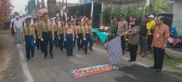 Polsek Rowokangkung Kawal Gerak Jalan HUT ke-81 RI, 90 Peserta Ramaikan Perayaan Kemerdekaan