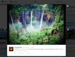 Wow...Foto Keindahan Coban Sewu Semeru Terbaru terus Mendunia Lewat Twitter