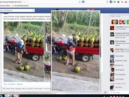 Perempuan Tangguh Penjual Elpiji Keliling Jadi Trending Topik Facebook di Lumajang