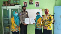 Satlantas Polres Lumajang Gandeng PAUD KB Kurnia Bangsa