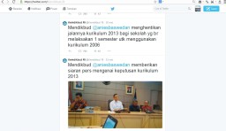 Resmi! Kurikulum 2013 Dihentikan Mendikbud