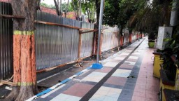 Alun-alun Lumajang Mulai Dibangun, Semoga Tambah Cantik dan Menarik