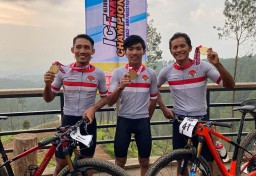 Atlet Sepeda Lumajang Rajai Kejurnas MTB XC di Garut Jawa Barat