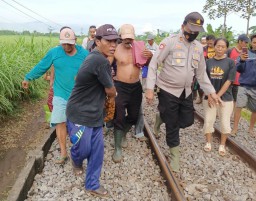 Tubuh Kakek Gedang Mas Lumajang Hancur Ditabrak Kereta Api