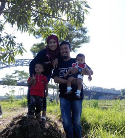 Habis Dari Pantai Selatan, Mampir dan Berfoto Ria di Jembatan JLS Selowangi-Lumajang