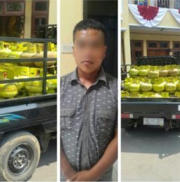 Jual Elpiji 3 Kg Tanpa Surat Ijin, Warga Jember Dibekuk Polisi di Randuagung