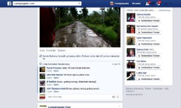 Aduh..!!! Jalan Rusak Plus Becek Menuju Kecamatan Tempusari Jadi Trending Topic Facebooker Lumajang