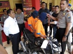 Tim Nenggala Polres Lumajang Ringkus Jambret Vixion Hitam