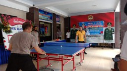 Polres Lumajang Gelar Turnamen Tenis Meja Cup 2020