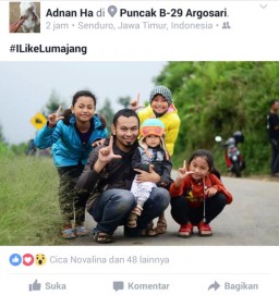 Dari Negeri di Atas Awan B 29, Salam Jari L I Like Lumajang