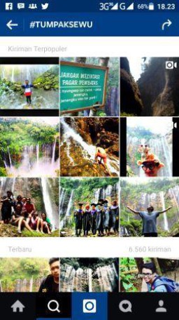 Air Terjun Tumpak Sewu Kian Populer Jadi Destinasi Wisata Unggulan Lumajang, Ini Buktinya..!!!