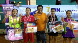 Luar Biasa..!! Dua Atlet Putri Lumajang Raih 3 Medali di Jatim Junior Master 2016