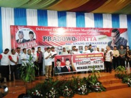 Deklarasi Relawan Prabowo-Hatta, Anang Nyanyi Bang Toyib