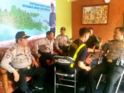 Kesehatan Petugas Pengamanan Arus Mudik Lebaran di Periksa Tim Medis RS Bhayangkara