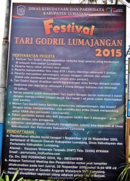 Ayoo...!! Ikuti Festival Tari Godril Lumajangan Dalam Pekan Seni Budaya Daerah