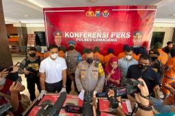 Miris! 66 Anggota Vespa Pesta Miras dan Ganja di Hutan Bambu Lumajang