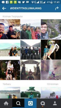 Antusias Peserta, Puluhan Foto Selfie #identitaslumajang Ramai di Instagram @lumajangsatu