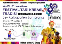 SDK Santo Yoseph dan TKK Santa Maria Gandeng Sanggar CIO Indonesia di Festival Tari Tradisi