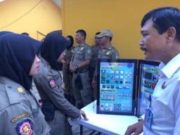 Ratusan Personil Satpol PP Kabupaten Lumajang di Tes Urine Mendadak