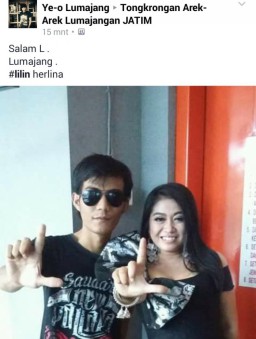 Artis Palapa Lilin Herlina Ikut Populerkan Salam L I Like Lumajang