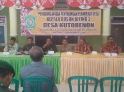 Seru...!!! Pemilihan Kasun Situs Biting Jadi Rebutan 9 Warga